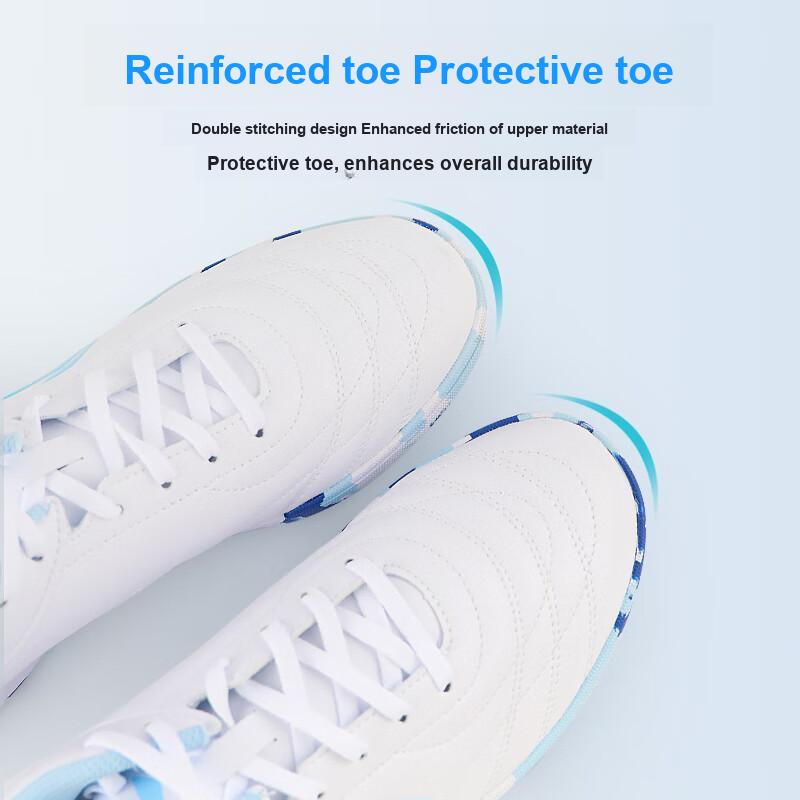 New LiNing Slip Resistant Cushioning Abrasion Resistant Breathable Low Top Soccer Shoes Kids' YSTU057-2