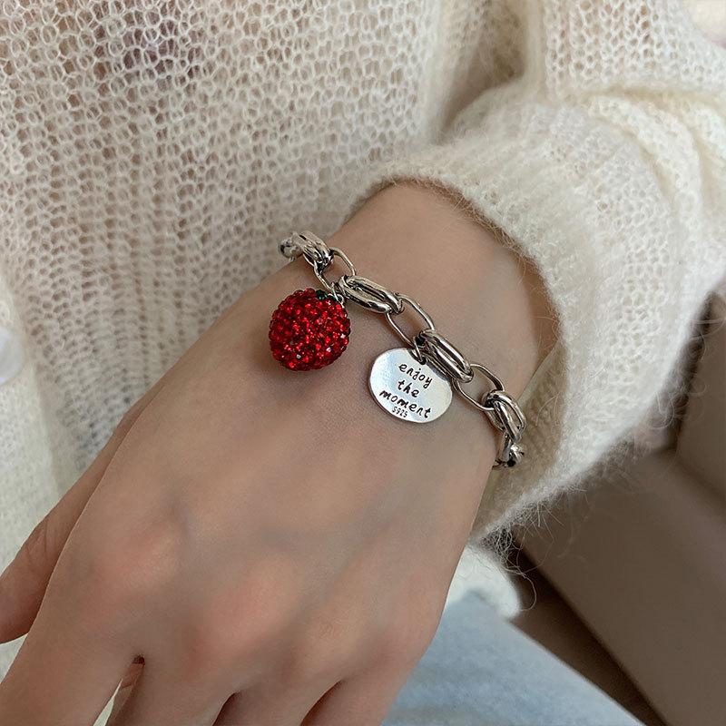 925 Sterling Silver Thai Silver Bracelet for Women Vintage Geometric Heart Love Lucky Punk Jewelry 2026 New