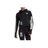 adidas Women's Black Space Hoodie Running Sweatshirt GK6994