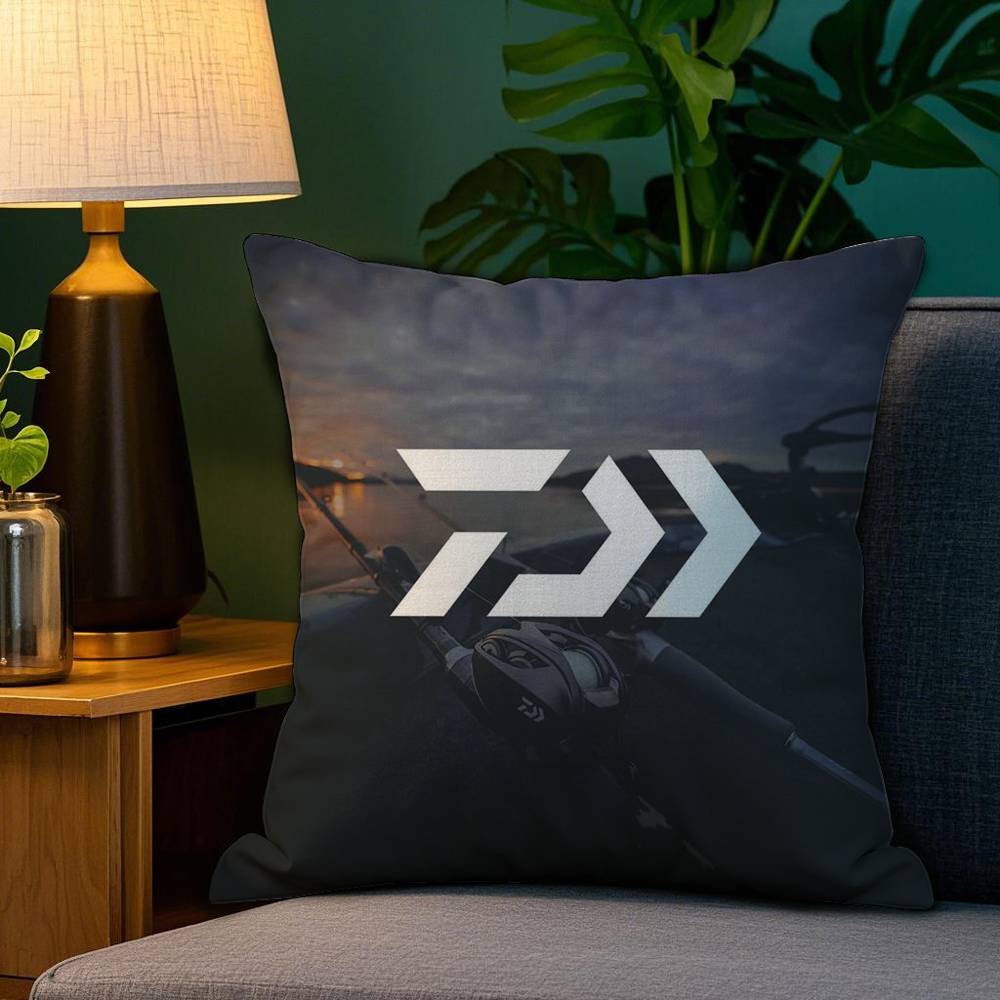 Brand DDAIWA PPIER 39 Pillow Case Plush Fabric Soft Double Sided Print Sofa Cushion Cover Throw Pillow Covers