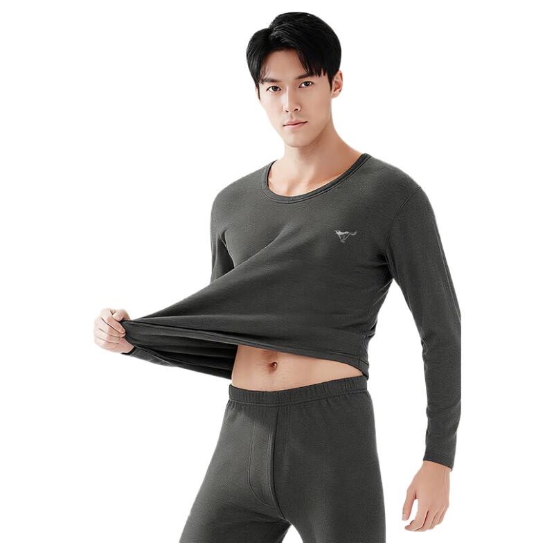 

SEPTWOLVES Men s 100% Cotton Round Neck Thermal Underwear Set XL