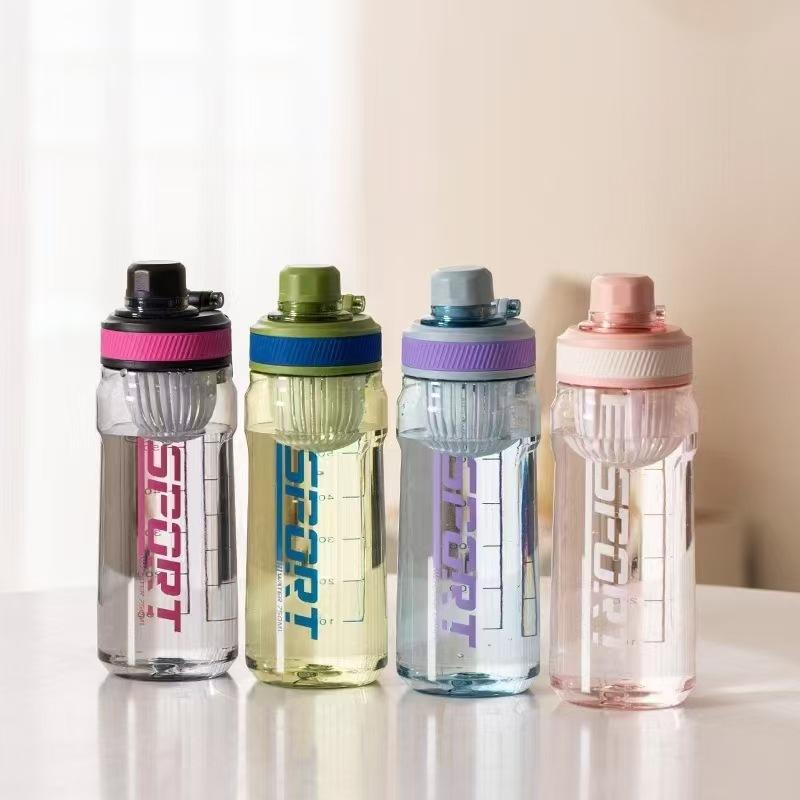Water bottle Shanghe sports water cup anti-drop outdoor large-capacity space plastic cup for male and female students summer fitness portable kettle