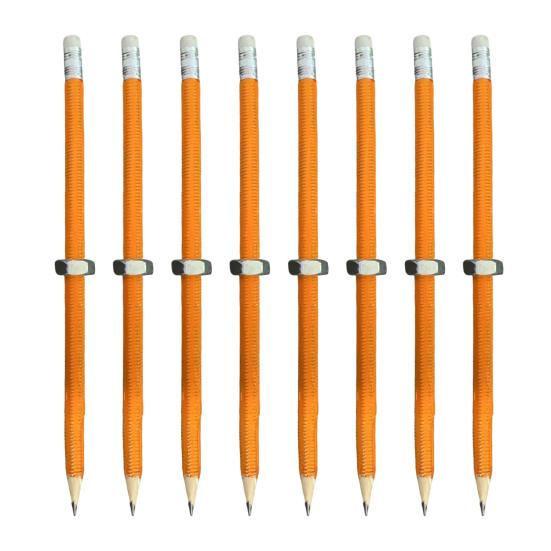 4/6/8 ks Matice Dekompresní Tužka Úleva od Stresu Závitová Dřevěná Tužka Školní Práce Úleva od Úzkosti Tichá Uklidňující Rotační Matice Fidget Tužka