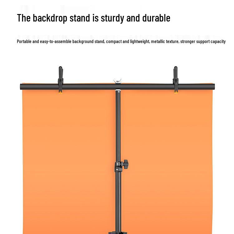 Ambitful T-Shaped Photography Background Stand with PVC Cardboard Telescopic Pole