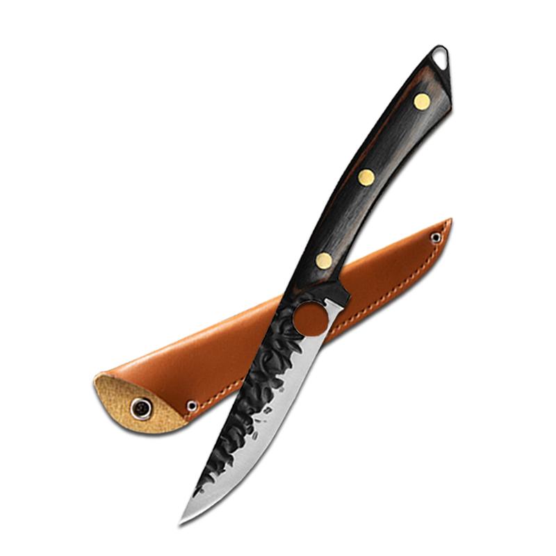 Forged Butcher Knife Kitchen Paring Boning Knife Handmade Utility Meat Cleaver Chef Filleting Knife Outdoors Fishing Knife