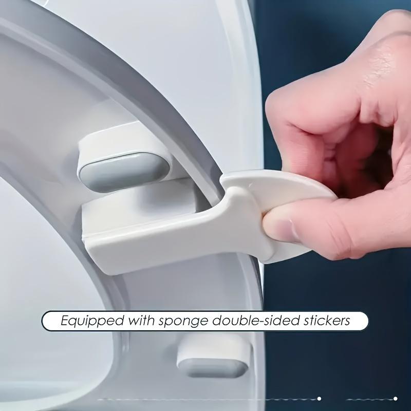2 stuks Easy-Lift Toiletbril Handvat, praktisch handsfree ontwerp. Draagbaar badkameraccessoire, handig voor thuisgebruik op het toilet