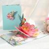 3D Pop Up Flower Greeting Cards - Handmade Thank You Card for Wedding Anniversary Thanksgiving Valentine's Day Birthday Gift
