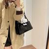 2024 Retro Large-Capacity Women's Contrast Color Shoulder Bag - Autumn/Winter Commuter Pillow Messenger