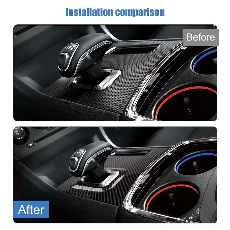  ABS Interior Electronic Gear Shift Panel Decoration Protective Cover Sticker Fit For Dodge Charger 2011-2014 Interior Accessories