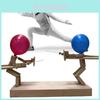 Charming Handmade Wooden Fencing Puppets With 400 Balloons Perfect For Imaginative Play