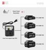 Green Forest Master 21V Lithium Battery Charger for Hand Drill, Angle Grinder, Electric Wrench, and Pistol Drill