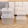 Clear Plastic Storage Bin with Lid