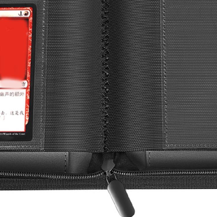 PU Leather Card Collection Book Trading Card Organizers Features 160 Capacity Secure Card Slots and Side Access Design