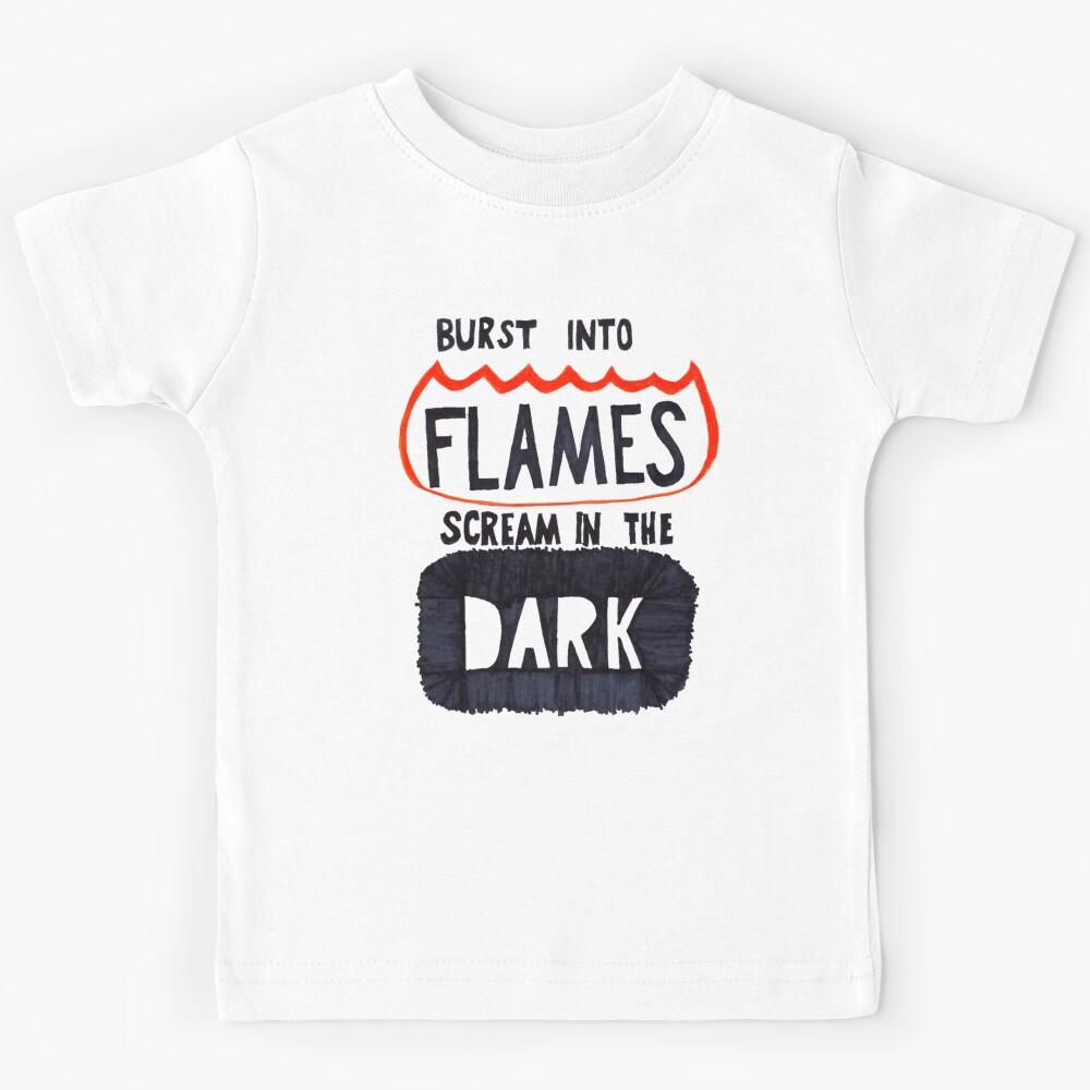 burs in to flames Kids T-Shirt 110