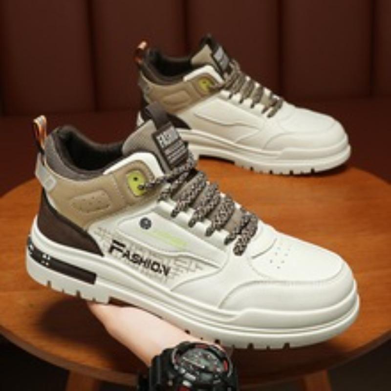 Fashion Men's Sneakers Platform Comfortable Vulcanized Shoe Autumn Winter Fashion Lace-up Ankle Boot for Men Outdoor Versatile Work Boot