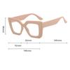 Trendy Women Glasses Frame Stylish Square Brand Design Eyewear Oversize Eyeglasses for Decoration Photograph
