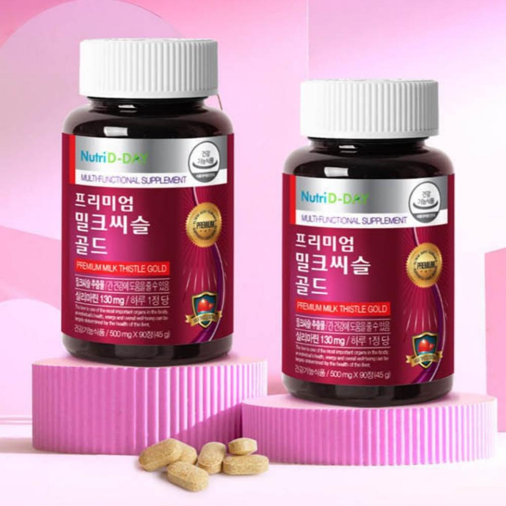[Nutri D-day] Premium Milk Thistle Gold 500mg X 90 Tablets (3 Months)