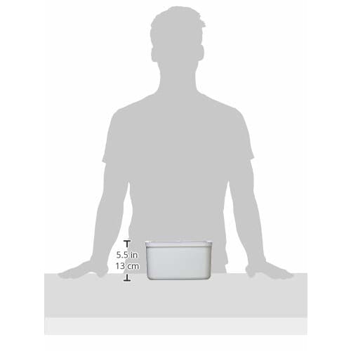 Shinki Gosei Tombo Aufbewahrungsbehälter für eingelegten Reis, 3,5 Liter, mit Deckel, geruchsdicht, beige, Siegel für eingelegten Reis, Marktdesign, 23cm breit