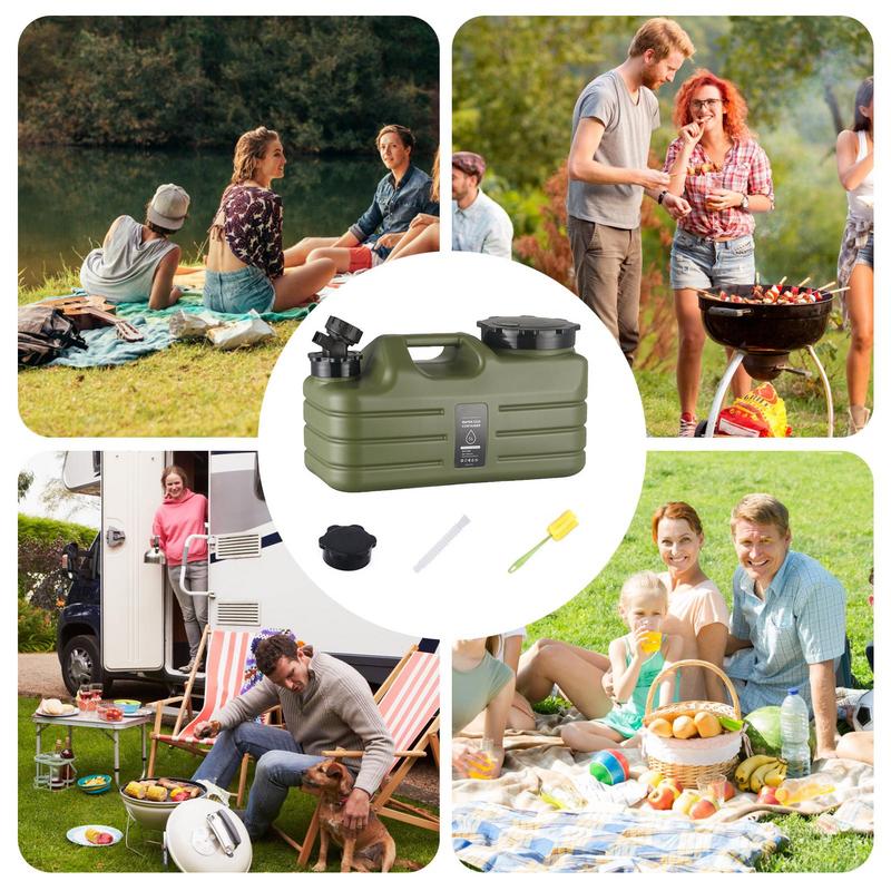 Outdoor Water Tank 5L Outdoor Water Storage Container Tank With Faucet Water Drink Dispenser For Beverage And Beer For Hiking
