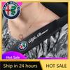 Car Stickers For Alfa Romeo Car Safety Belt Cover Carbon Fibre and Plush Shoulder Pad For Alfa Romeo Giulia Stelvio Giulietta 15