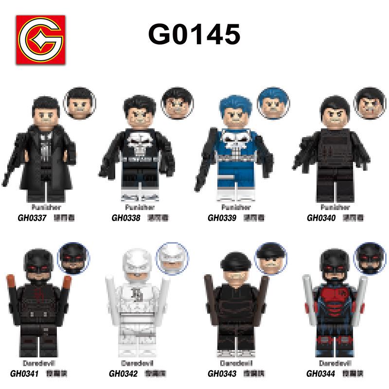 G0145 Superhero Series: 8 Styles Children s Educational Building Block Figures