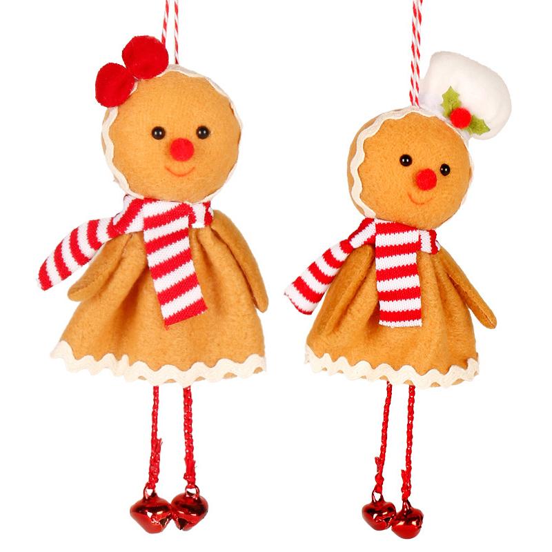 Gingerbread Man Ornament For Christmas Tree Gingerbread Figurine Ornament For Christmas Tree Hanging Decorations