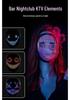 Halloween Vollfarb-LED Leuchtmaske – App-gesteuertes Gesichtswechselndes Tanzparty-Requisit