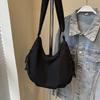 Women Comfortable and Versatile Texture Crossbody Bags Corduroy Canvas Shoulder Storage Bag Large Capacity Trendy Student Bag