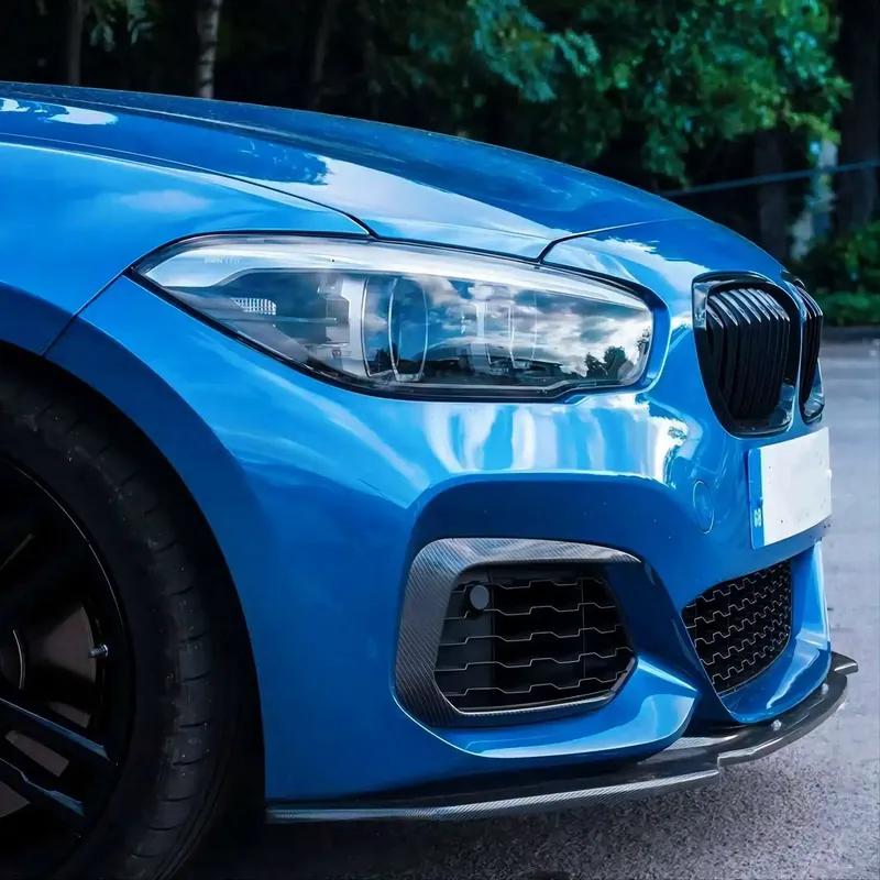 For BMW F20 F21 Maxton Style Front Bumper Lip Splitter Spoiler 1 Series 118i 118d 120i 120d M135i M140i M-Pack 2015-2019 Tuning