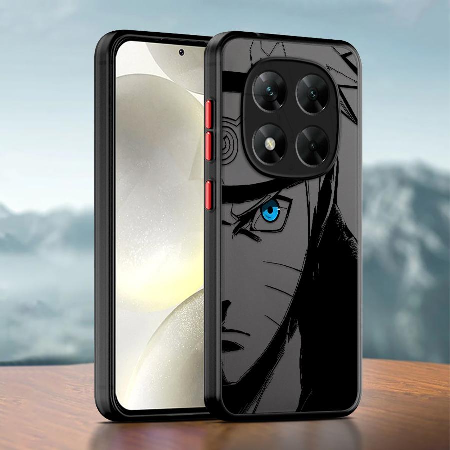 Case for Xiaomi Redmi Note 10 12 11S 14 Pro Plus 10S 13 11 Matte Phone Cover Anime Narutos Cool