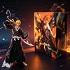 21cm Anime Bleach Figure Kurosaki Ichigo Action Figure Aizen Sousuke/Hitsugaya Toushirou Figurine PVC Model Collection Toy Gifts
