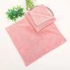 Soft Coral Fleece Quick-Dry Baby Face Towel - Small, Plain Color, Water Absorbent