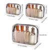 Travel Storage Toiletry Organize Women Waterproof Pvc Cosmetic Portable Bag Transparent Zipper Make Up Case Female Wash Kit