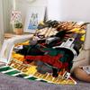 Custom Name My Hero Academia Theme Printed Blanket - Perfect for Couch, Bed, Travel & Outdoor Use | Machine Washable, Cozy & Durable.