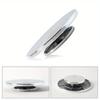 11-30cm Stainless Steel Rotating Disc Clay Handicraft Pottery Mold Parts Two Sided Turntable Parent Child Platform DIY Clay Tool