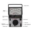 Multimeter s vnútorným magnetickým ukazovateľom typu MF47 Vysoko presný analógový multimetrový voltmeter pre priemysel