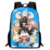 Mochila One Piece Escolar 15 Inch Cartoon School Backpack Large Capacity Durable Lightweight Adjustable Strap For Kids Ages 6-10