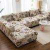 1-4 Seater Nordic Style Sofa Cover Elastic Cushion Cover Stretch Full Sofa Covering Breathable Dust-proof