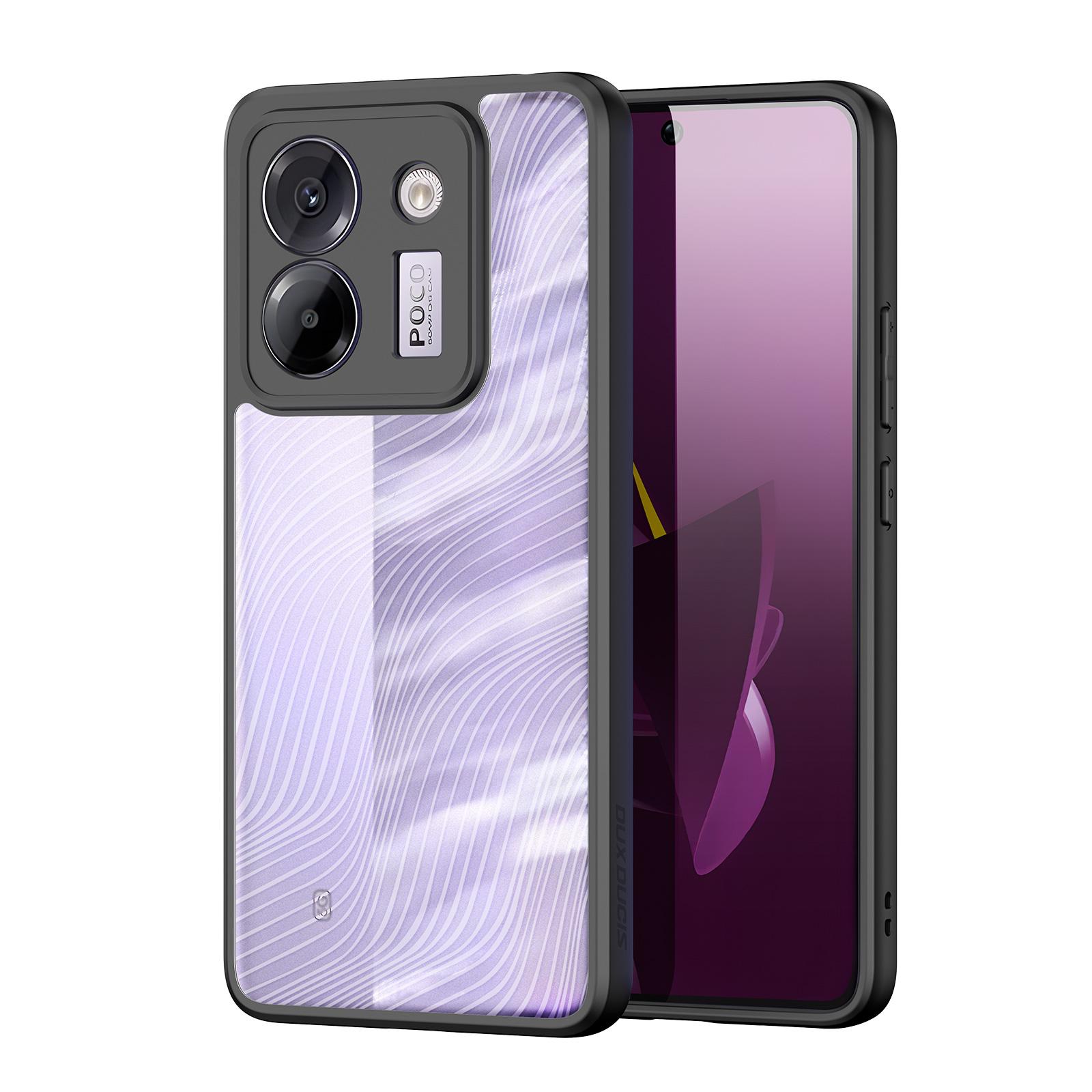 

For Xiaomi Poco M7 Pro 5G Case DUX DUCIS Aimo Series TPU+PC Matte Drop-proof Phone Cover (REACH Certification) Black