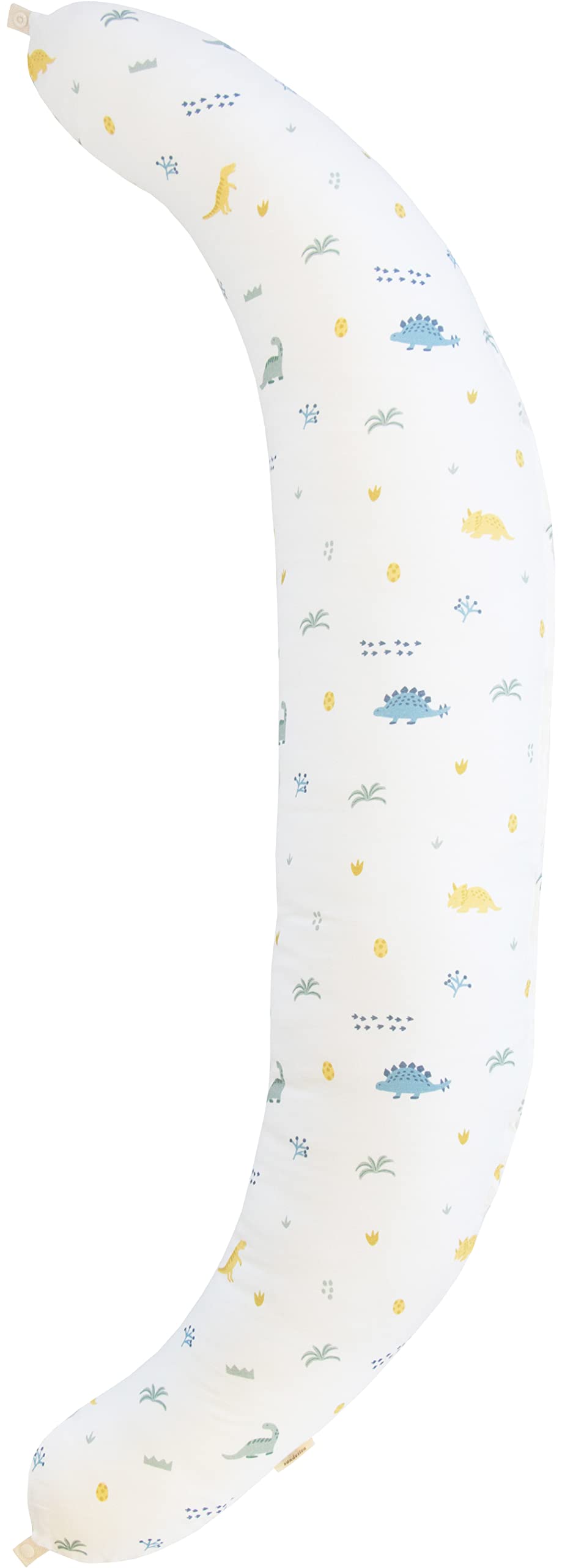 

Sandesica Washable Body Pillow for Pregnant Women Polyester Cotton in Park with (L Size) [Made Japan] (Dino (Nude Buttons) 4265-8888-80)
