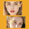 Face Tattoo Flash Gold Temporary Metalic Tattoos Waterproof Makeup Decals For Girls Party Festival Butterfly Glitter Stickers