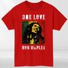 Koszulka Reggae One Love z grafiką inspirowaną dumą Jamajki, unisex, casualowa