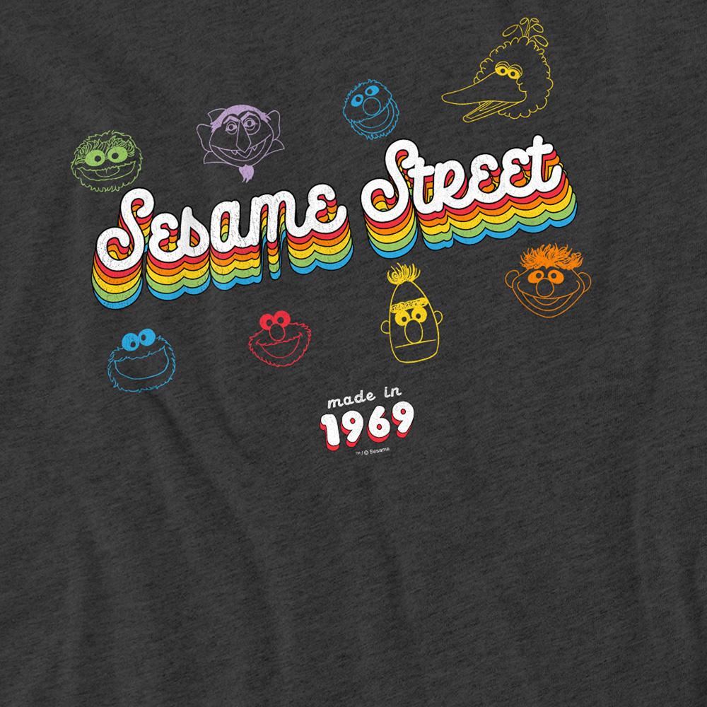 Sesame Street Unisex Adult Made In 1969 T-Shirt