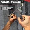 Hochbelastbarer Zugturm-Kabelmaschinenaufsatz Gummihandgriffe Doppel-D-Griff Heim-Fitnessstudio