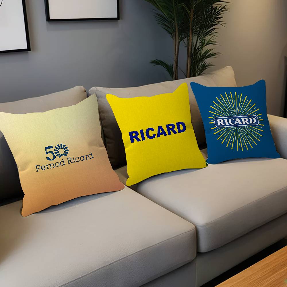 RRicardS LOGO Pillow Gifts Home Office Furnishings Bedroom Sofa Car Cushion Cover case xcm