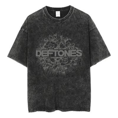 Deftones Zespół-Diamond Eyes Okładka Albumu Muzycznego T-Shirt Metal Rock Ubrania Bawełna Vintage Krótki Rękaw Koszulki Topy
