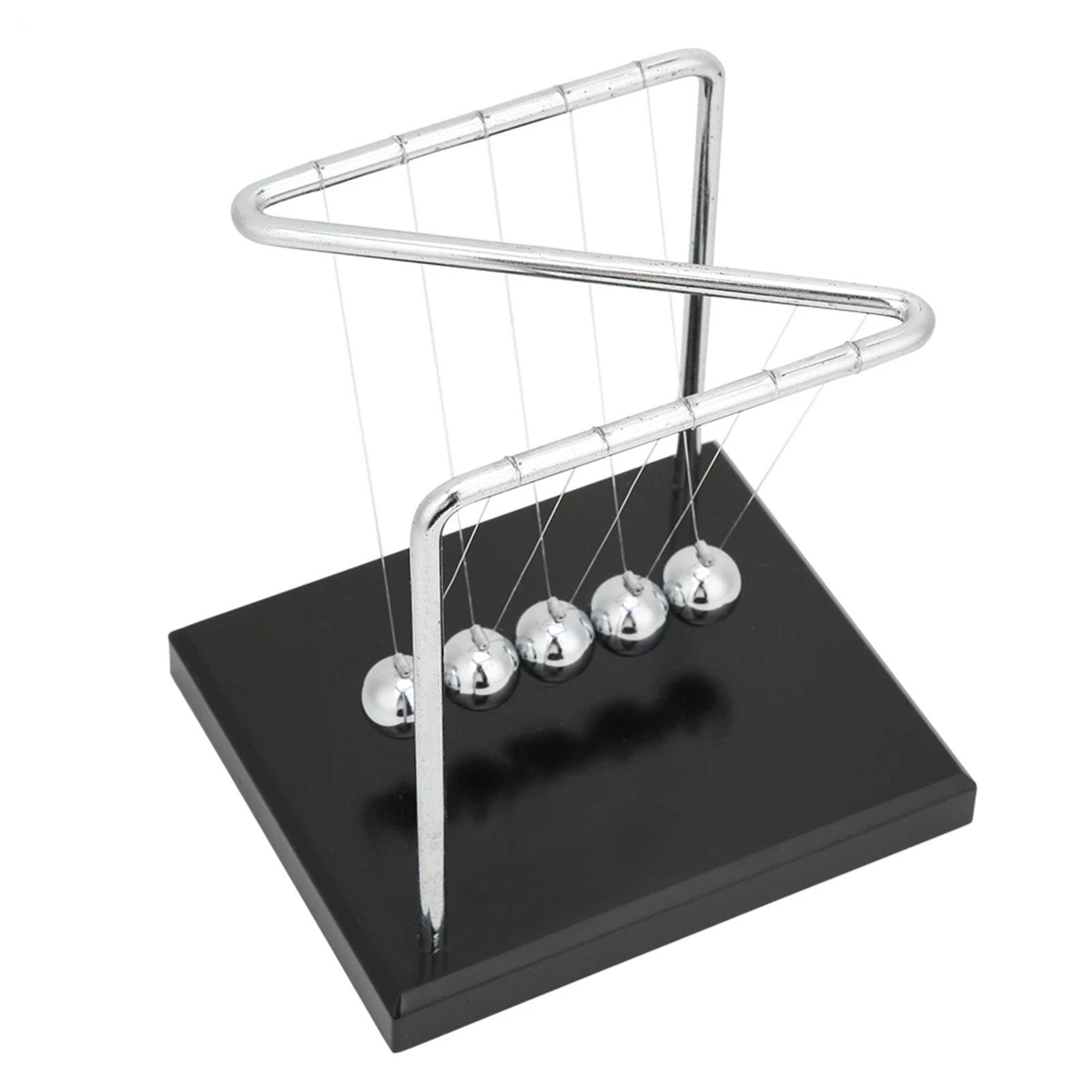 

Z Type Cradle Balance Steel Balls School Teaching Supplies Physics Science Pendulum Desk Toy Gifts Home Office Decoration