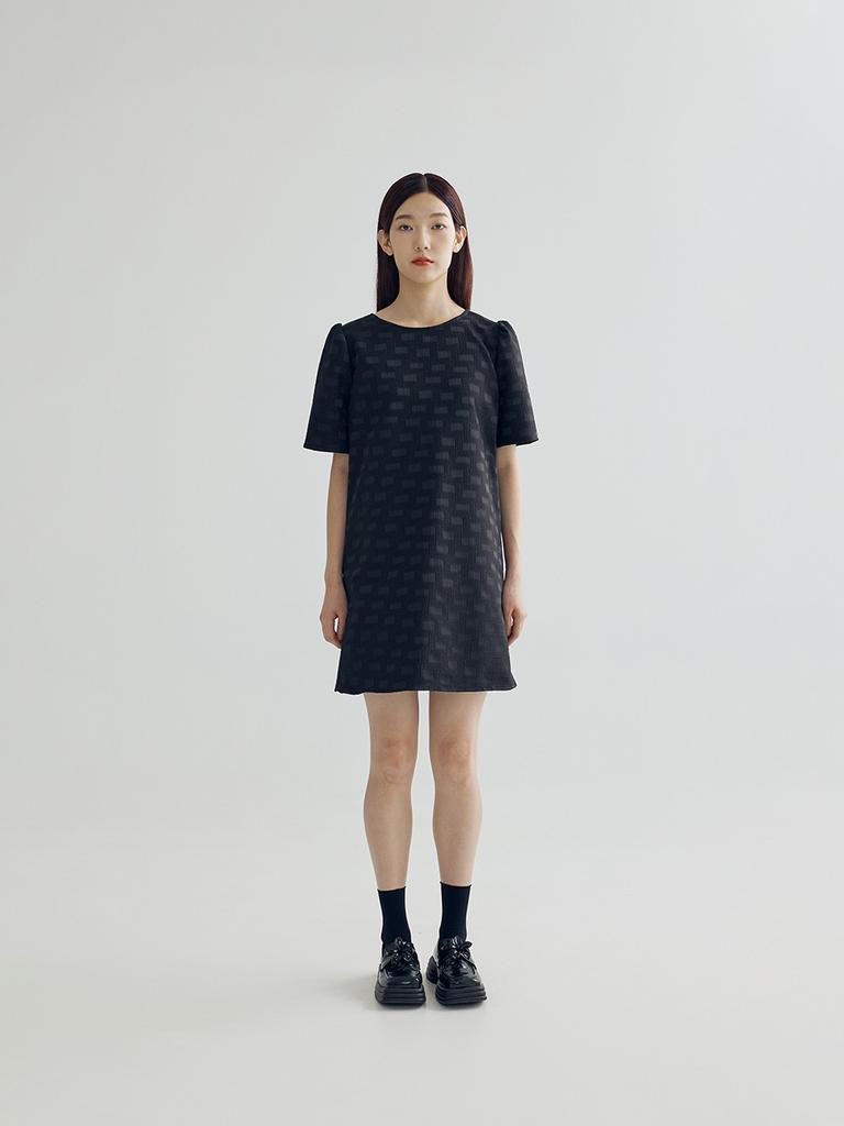Bomnal Boutique Brick Mini Dress _ Black