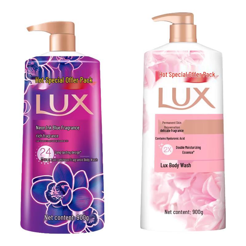 

LUX Shower Gel Twin Pack - Neon Orchid & Everlasting Tender Skin