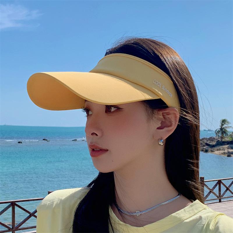 Korean Style Sunshade Duckbill Hat - Unisex Summer Sun Protection, Slimming Effect, Ideal for Outdoor Cycling